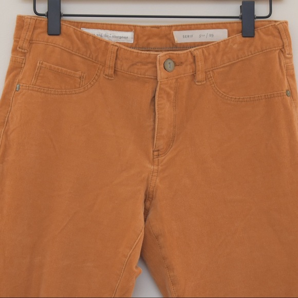 Pilco Corduroy Camel / Gold Leggings sz 29 - Picture 3 of 5